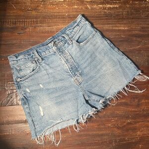 Lucky Brand - High Rise Mom Denim Shorts